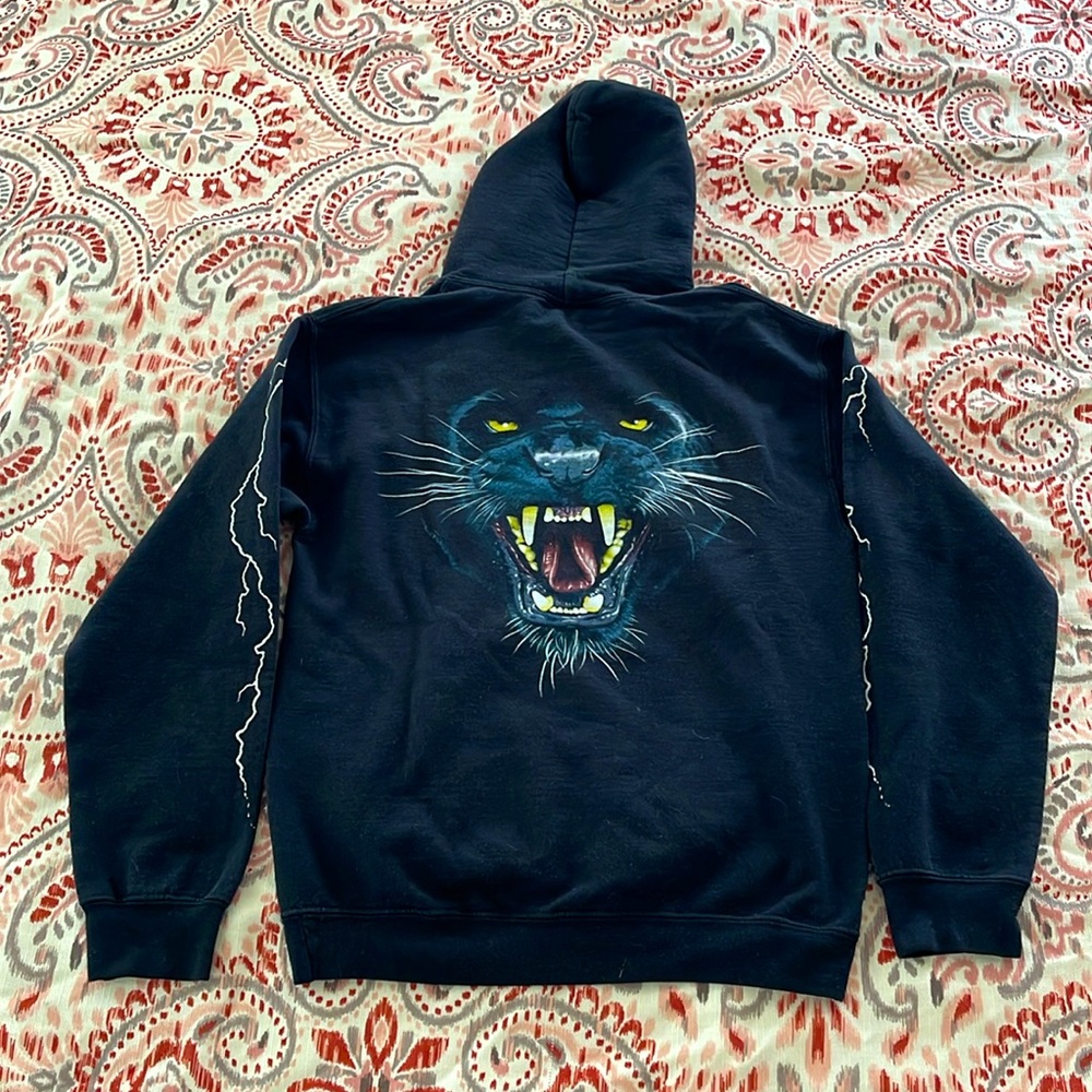 No.Hours® black hoodie (SMALL)